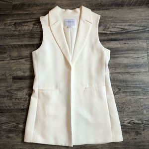 KB New! White Vest Blazer